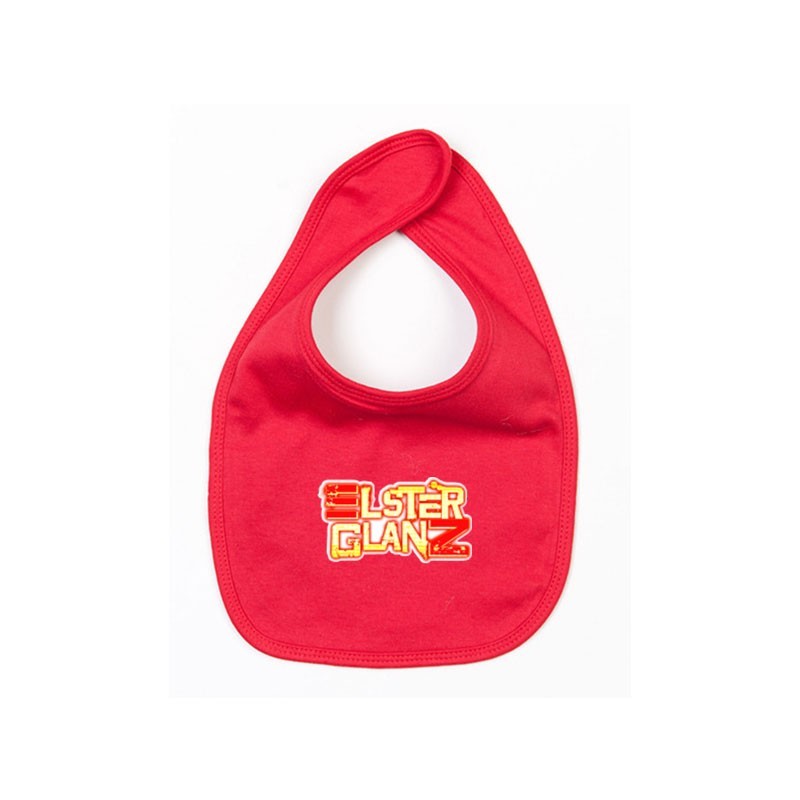 Elsterglanz Baby Lätzchen Rot