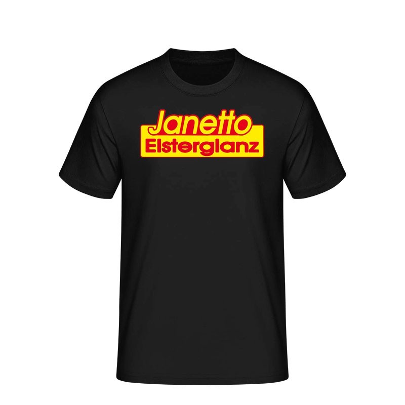 Janetto - T-Shirt Schwarz