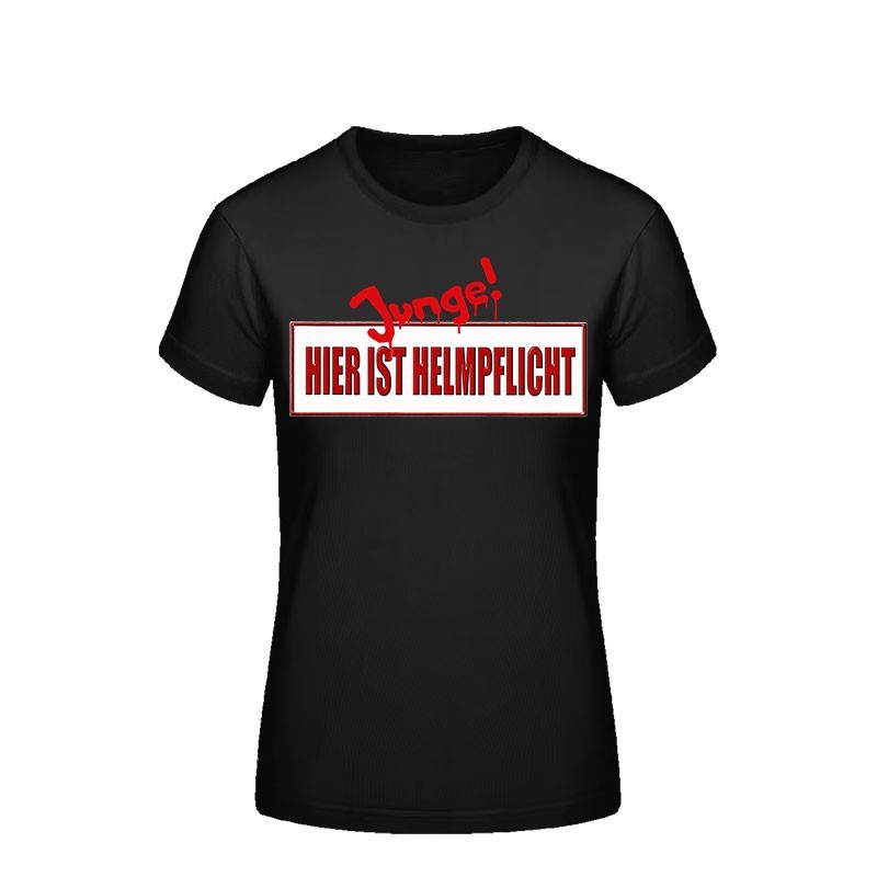Helmplicht T-Shirt Schwarz (Frauen)